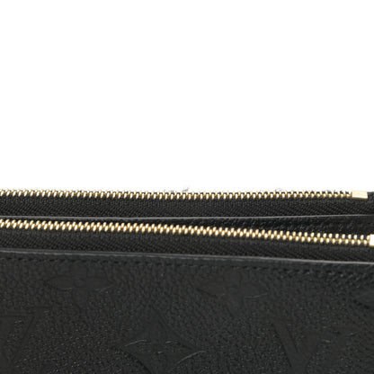 Louis Vuitton Empreinte Double Zip Pochette Black 13 of 14