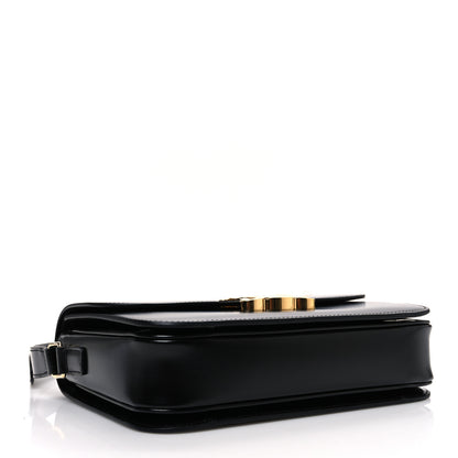 Celine Shiny Calfskin Medium Triomphe Black 4 of 10