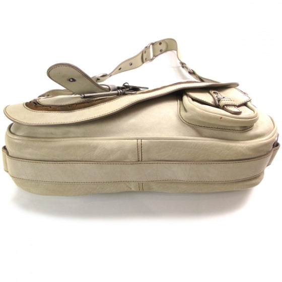 Christian Dior Leather Gaucho Ivory 4 of 9