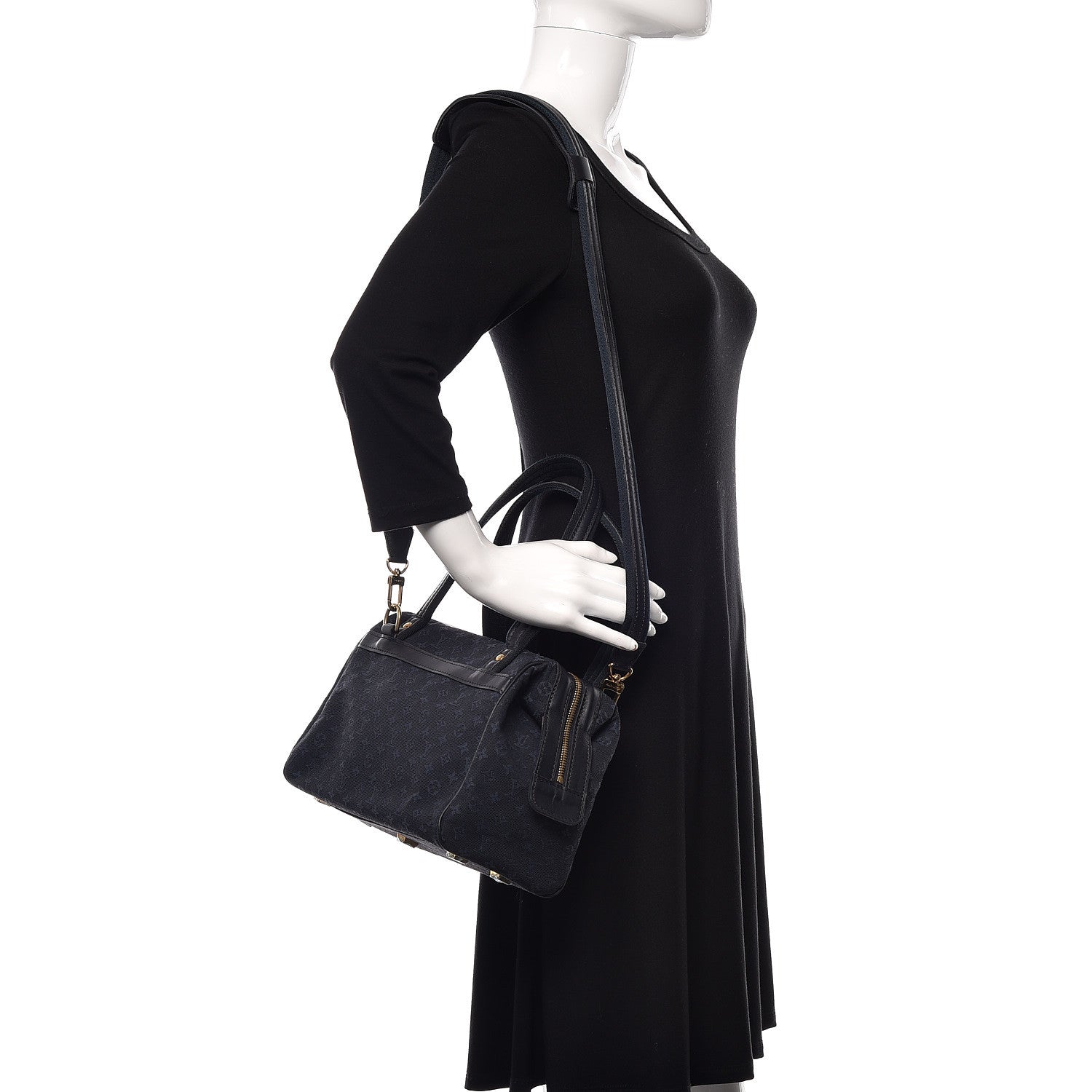 Louis Vuitton Mini Monogram Josephine PM Navy 2 of 9