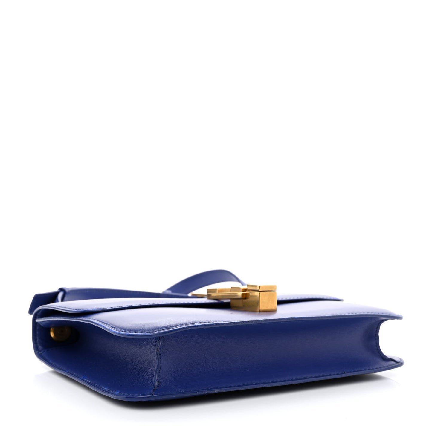 Smooth Calfskin Carre Satchel Royal Blue