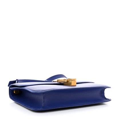 Saint Laurent Smooth Calfskin Carre Satchel Royal Blue 4 of 10