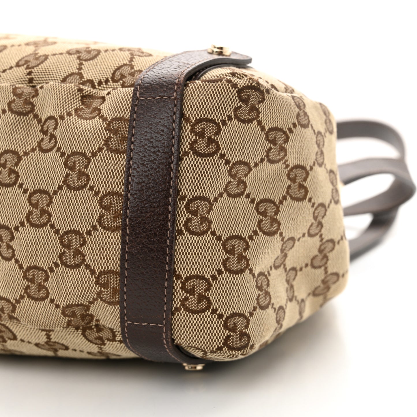 Monogram Medium Abbey Shoulder Bag Dark Brown