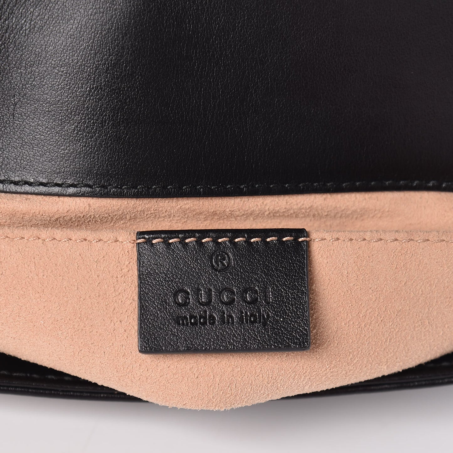 Calfskin Matelasse Mini GG Marmont Shoulder Bag Black
