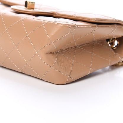 Chanel Aged Calfskin Quilted 2.55 Reissue Mini Flap Beige 9 of 11