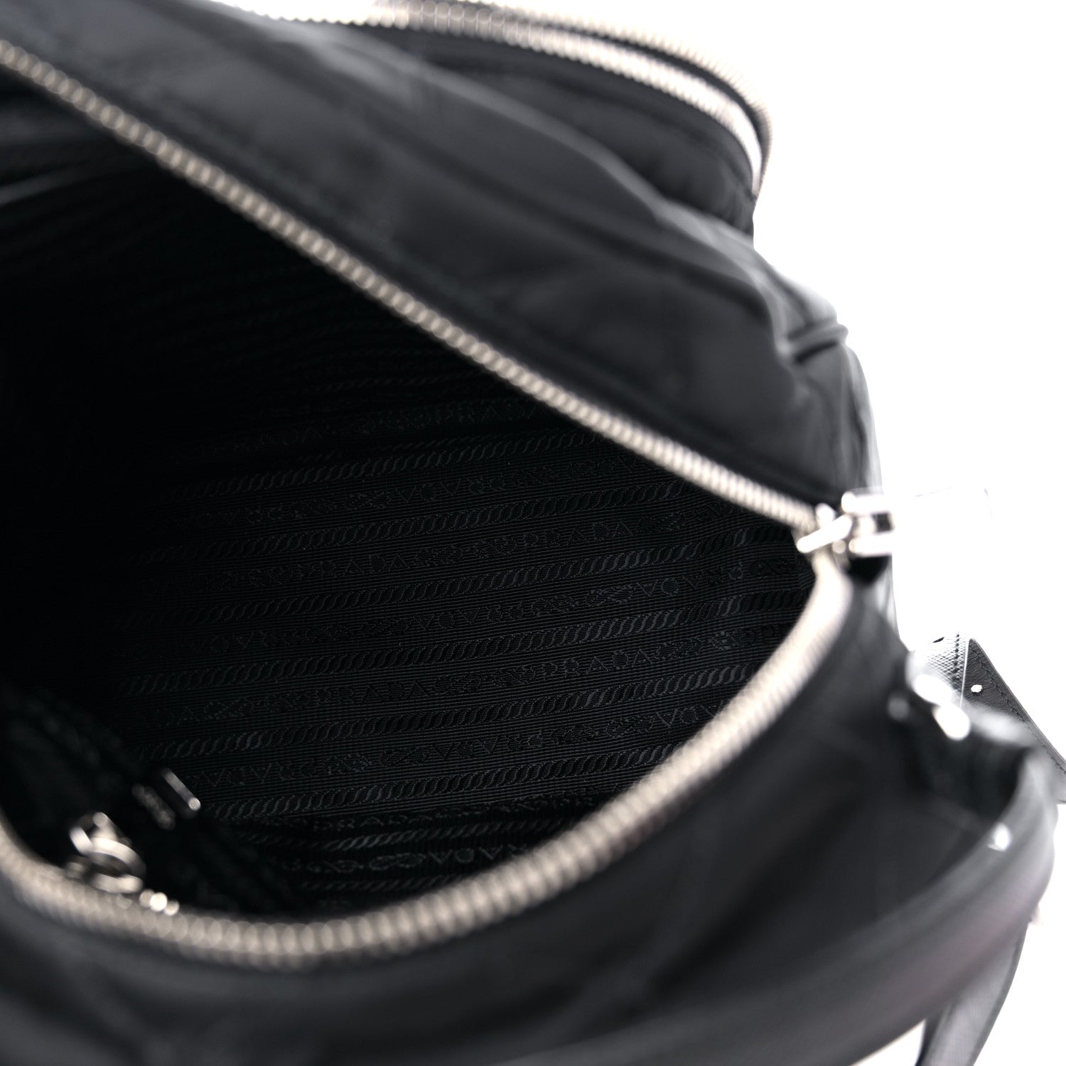 Prada Nylon Tessuto Impuntu Quilted Backpack Black 5 of 10