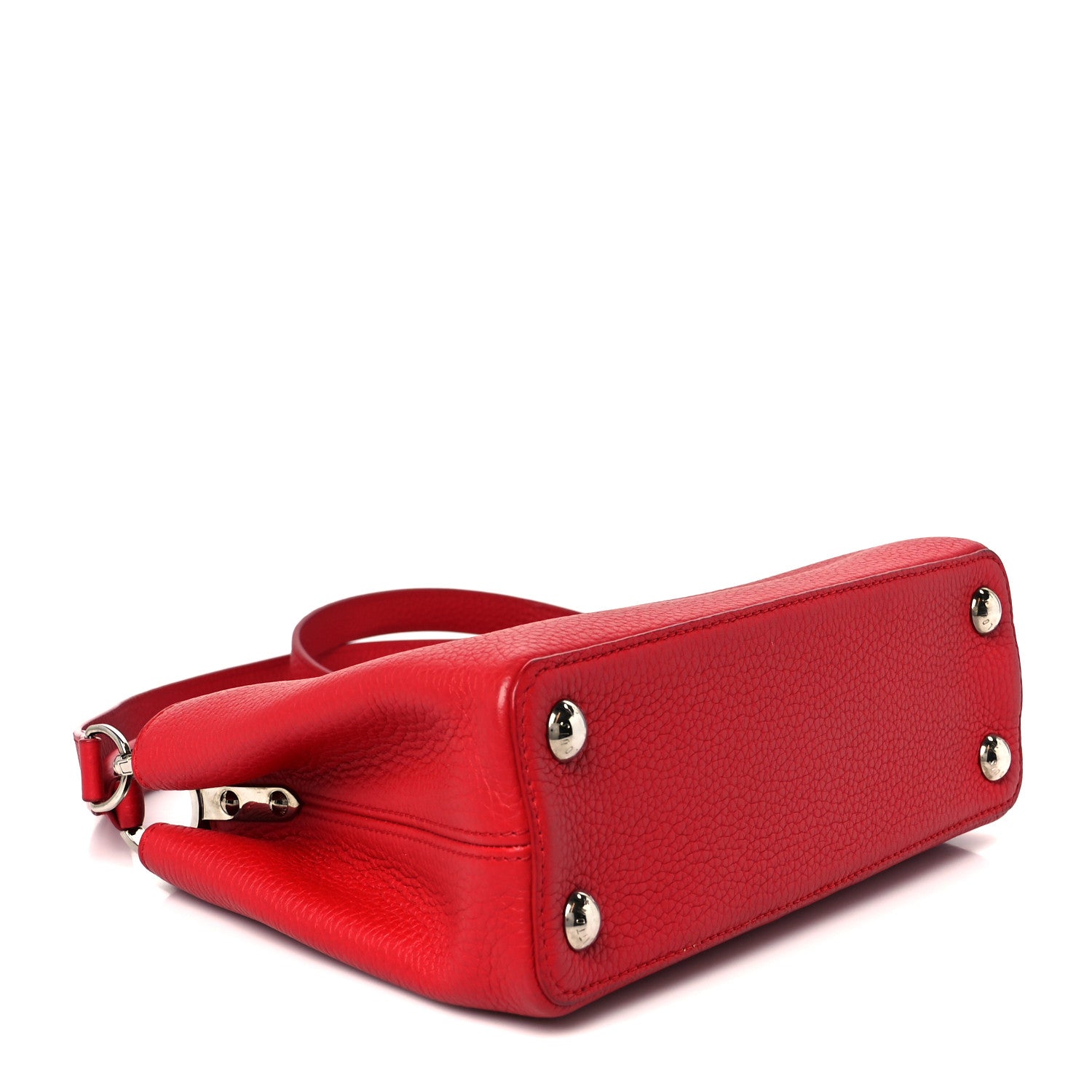 Louis Vuitton Taurillon Capucines BB Scarlet Red 4 of 9