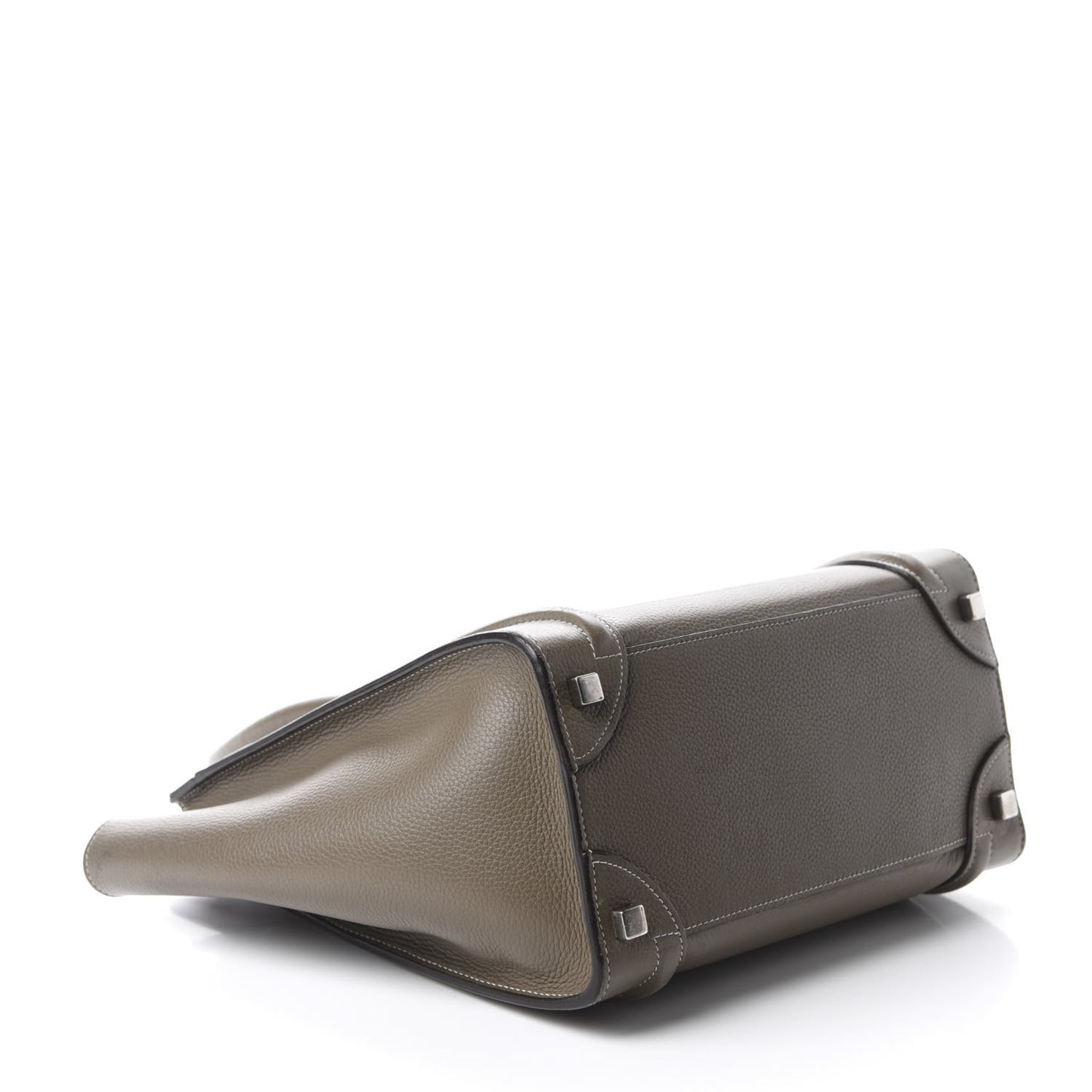 Drummed Calfskin Micro Luggage Souris