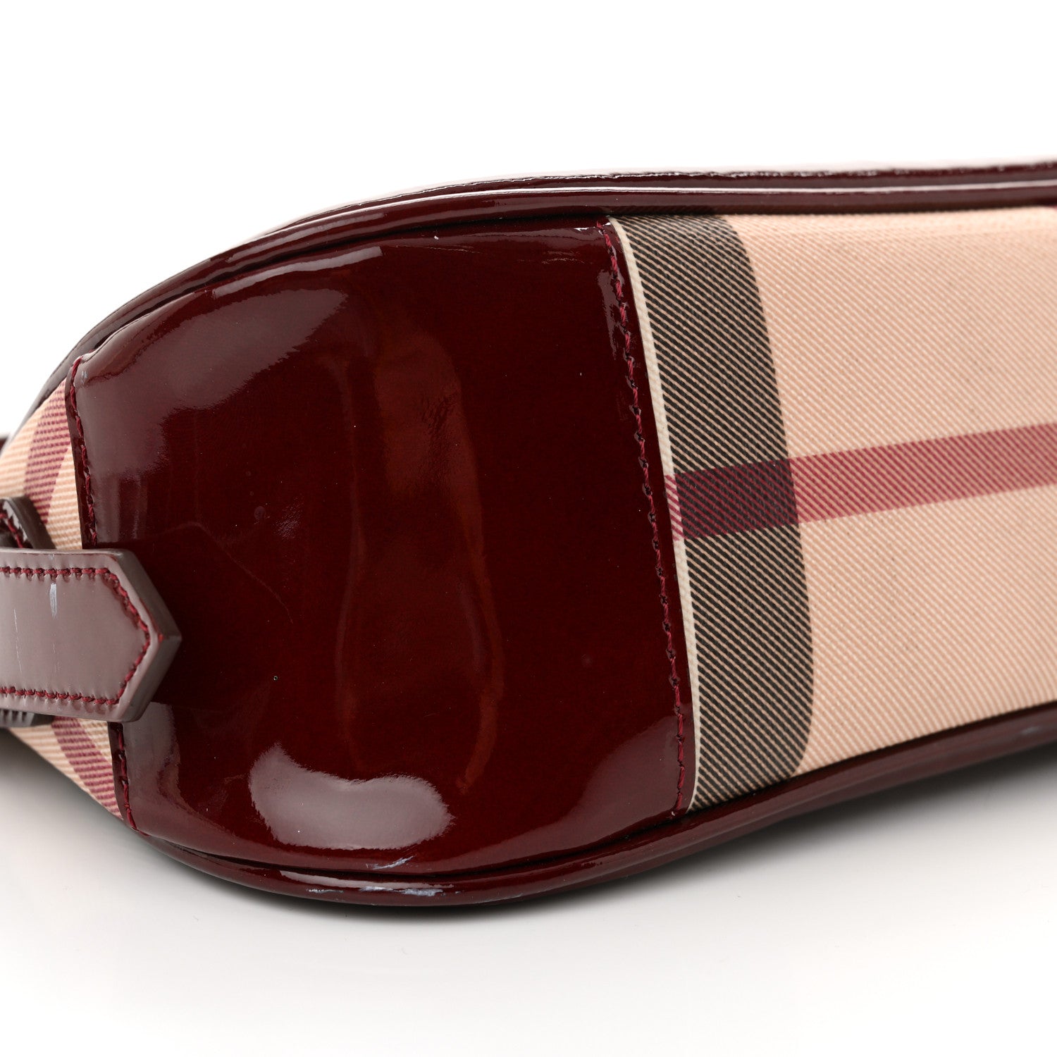 Burberry Patent Nova Check Newbury  Dark Red 8 of 11