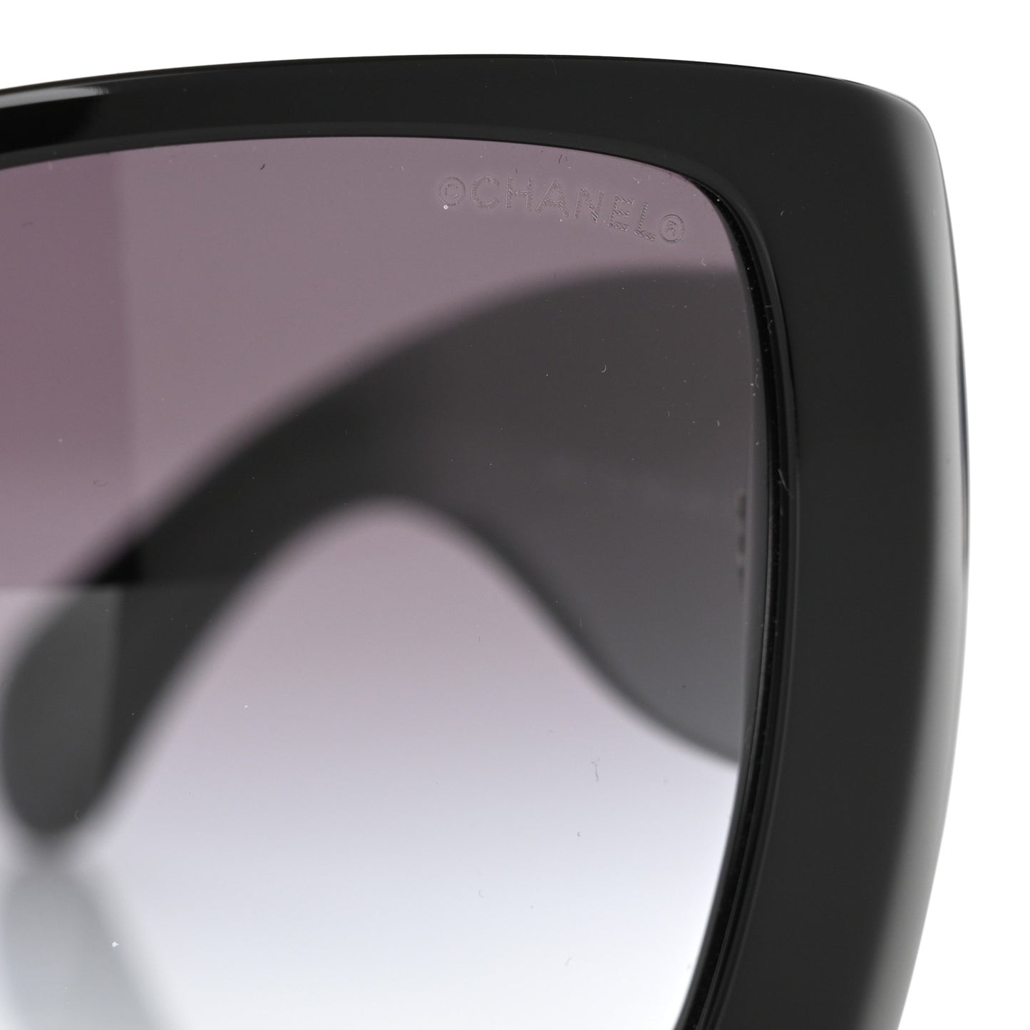 Acetate Rectangle Sunglasses 71551A Black