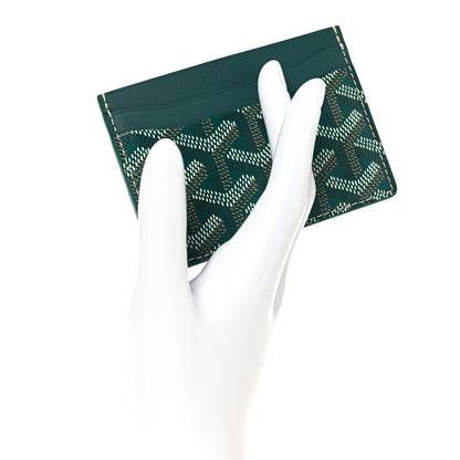 Goyard Goyardine Saint Sulpice Card Holder Green Green 2 of 7