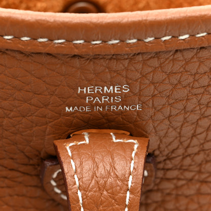 Hermes Taurillon Clemence Evelyne TPM Gold 6 of 11