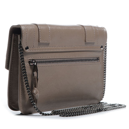 Proenza Schouler Leather PS1 Large Chain Wallet Smoke 3 of 7