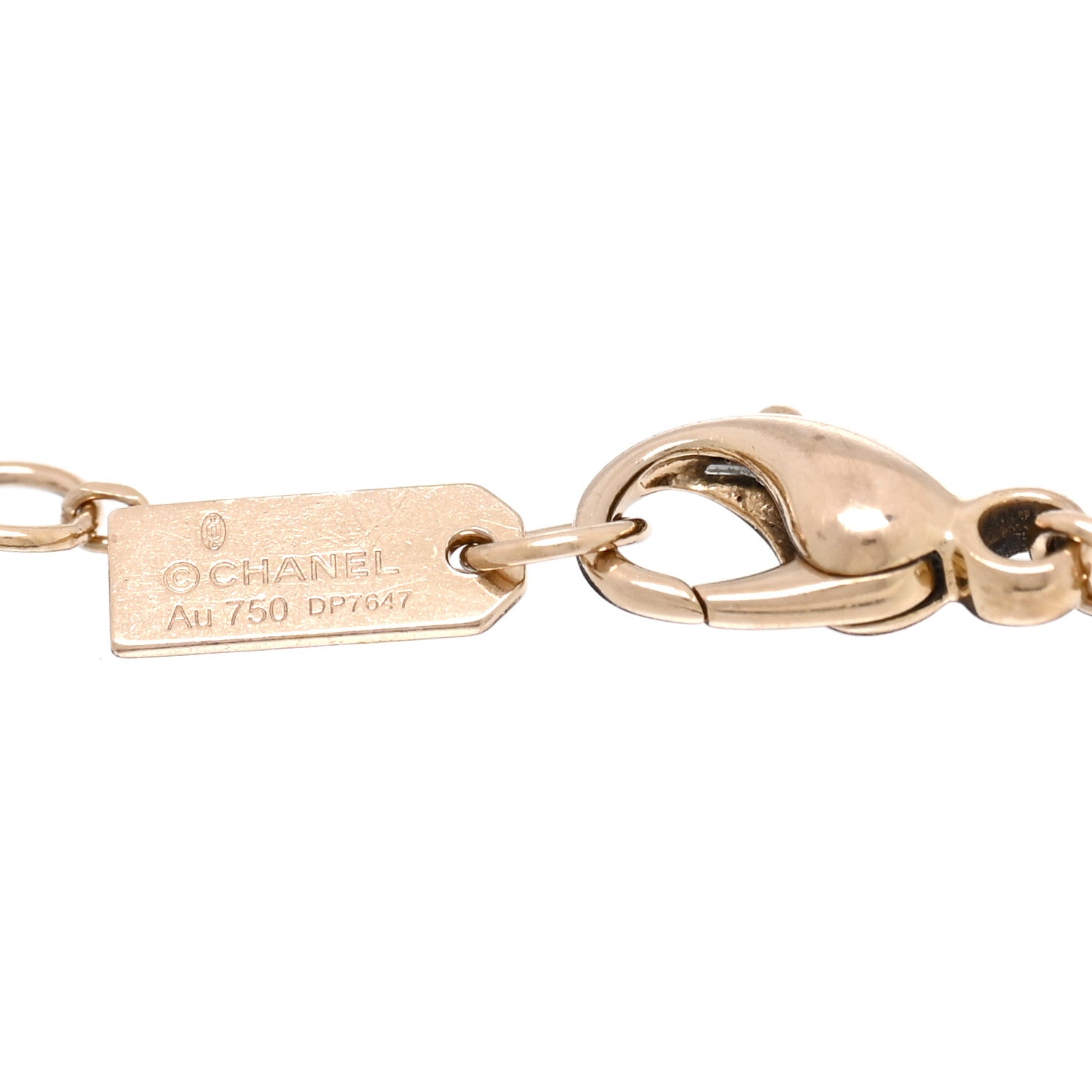 Chanel 18K Beige Gold Diamond Extrait de No 5 Bracelet 3 of 3