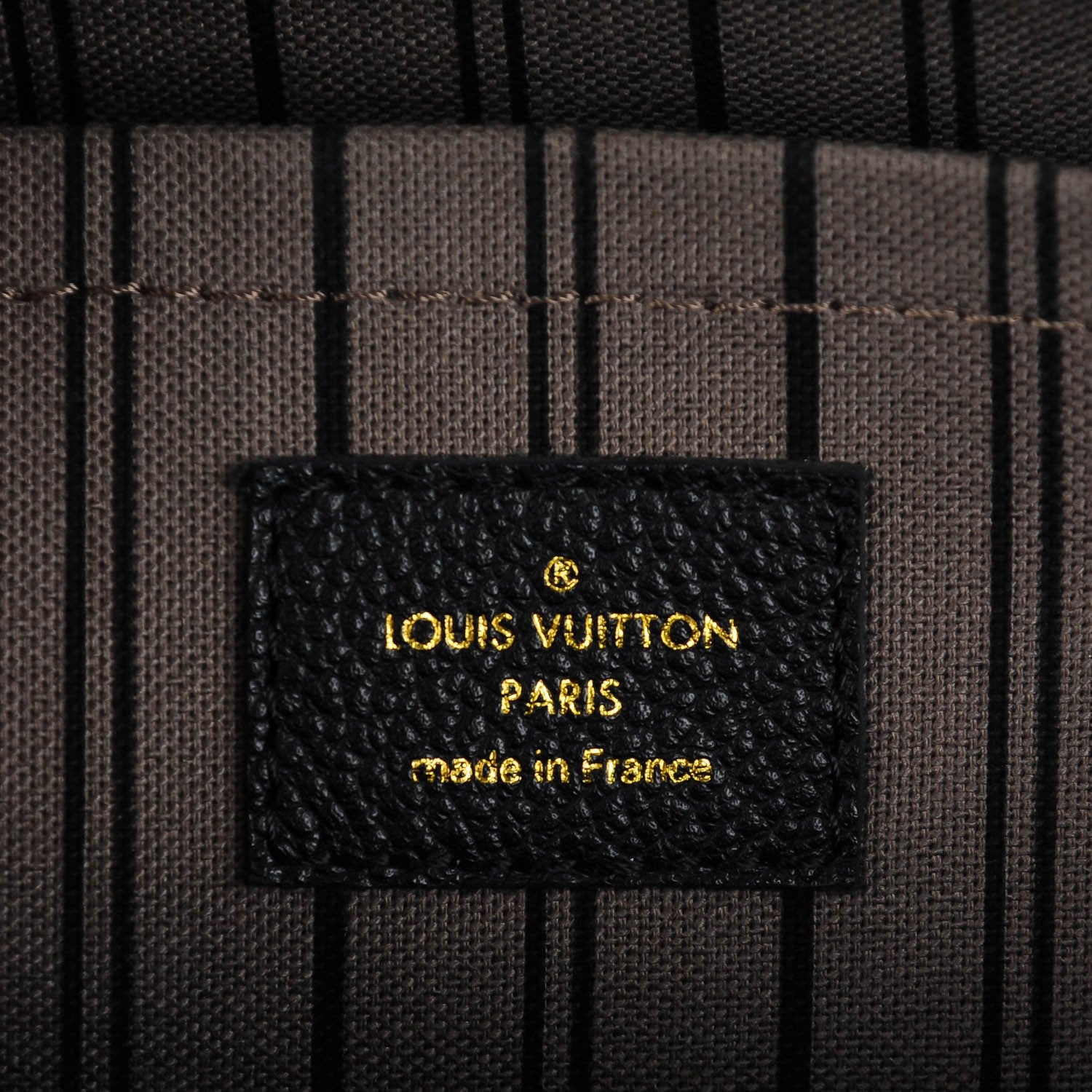 Louis Vuitton Empreinte Montaigne MM Black 6 of 7