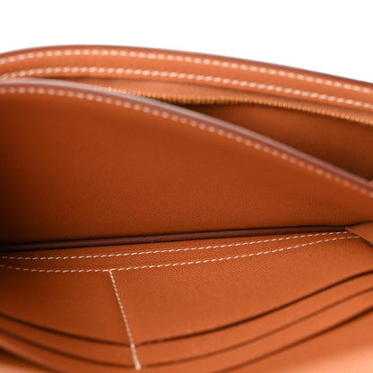 Hermes Madame Calfskin Kelly Pocket Long Wallet Gold 5 of 8