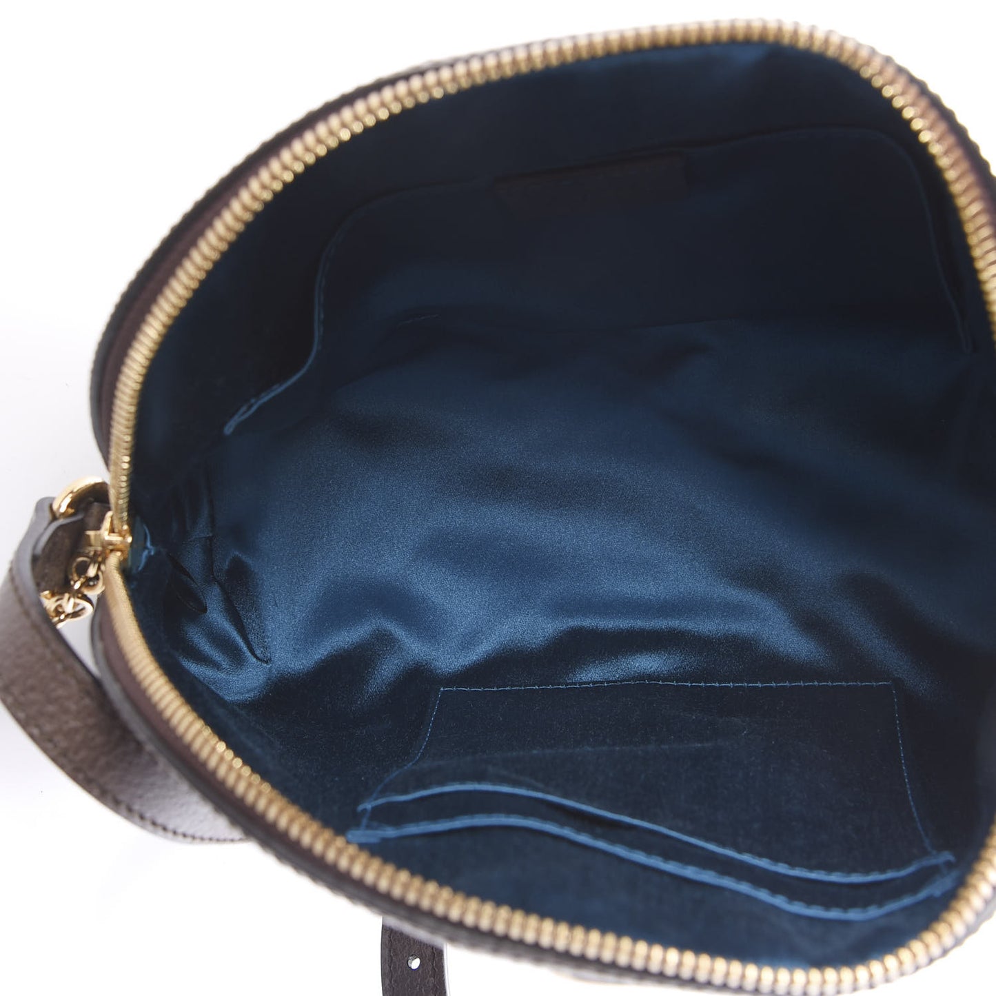 GG Supreme Monogram Textured Dollar Calfskin Web Small Ophidia Dome Shoulder Bag Beige Ebony New Acero
