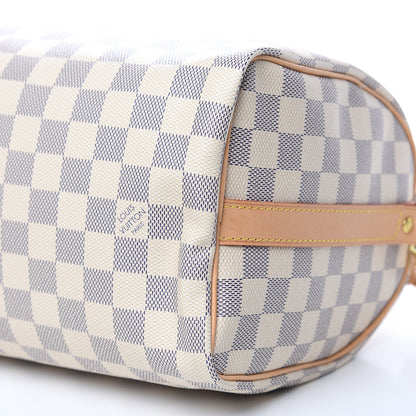 Louis Vuitton Damier Azur Speedy Bandouliere 25 9 of 12