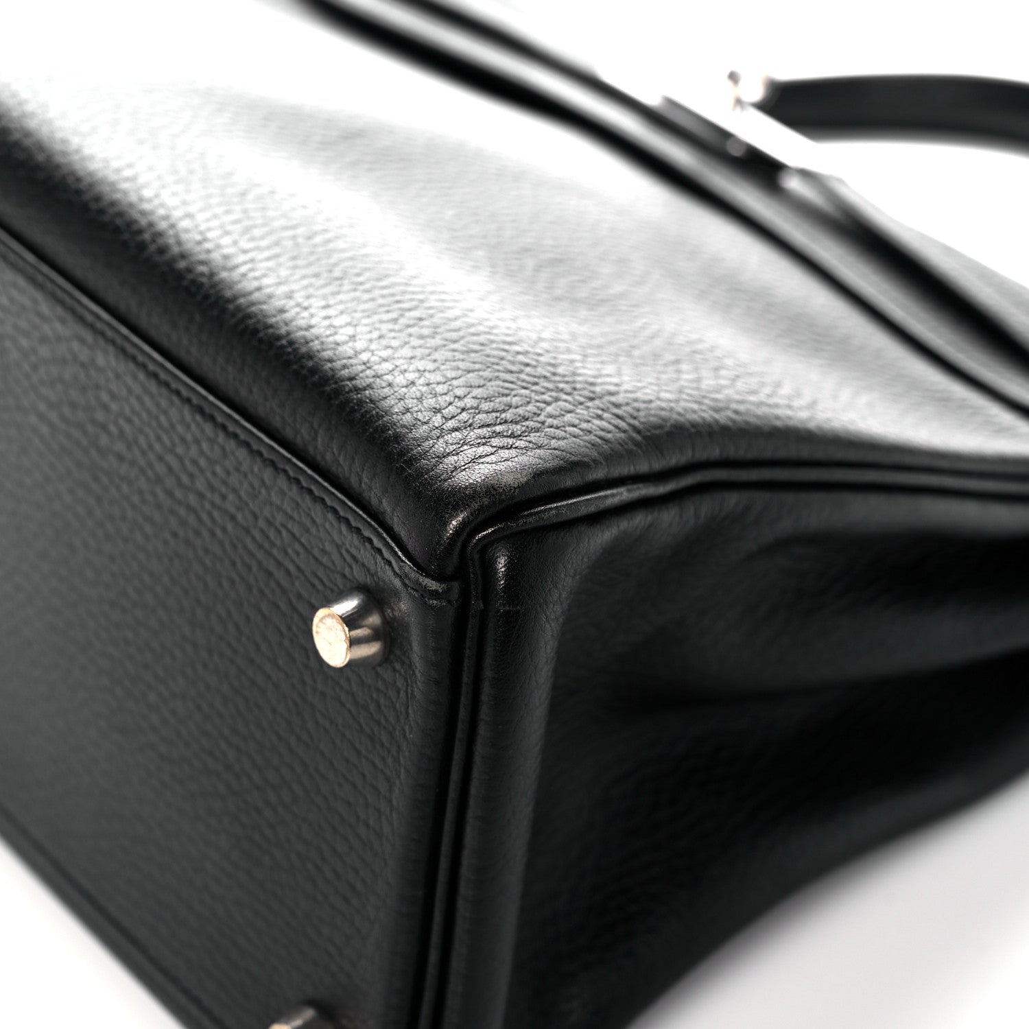 Hermes Togo Kelly Retourne 32 Black 7 of 38