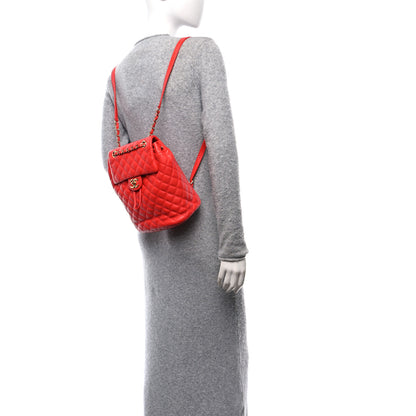 Chanel Lambskin Quilted Small Urban Spirit Backpack Red 3 of 10
