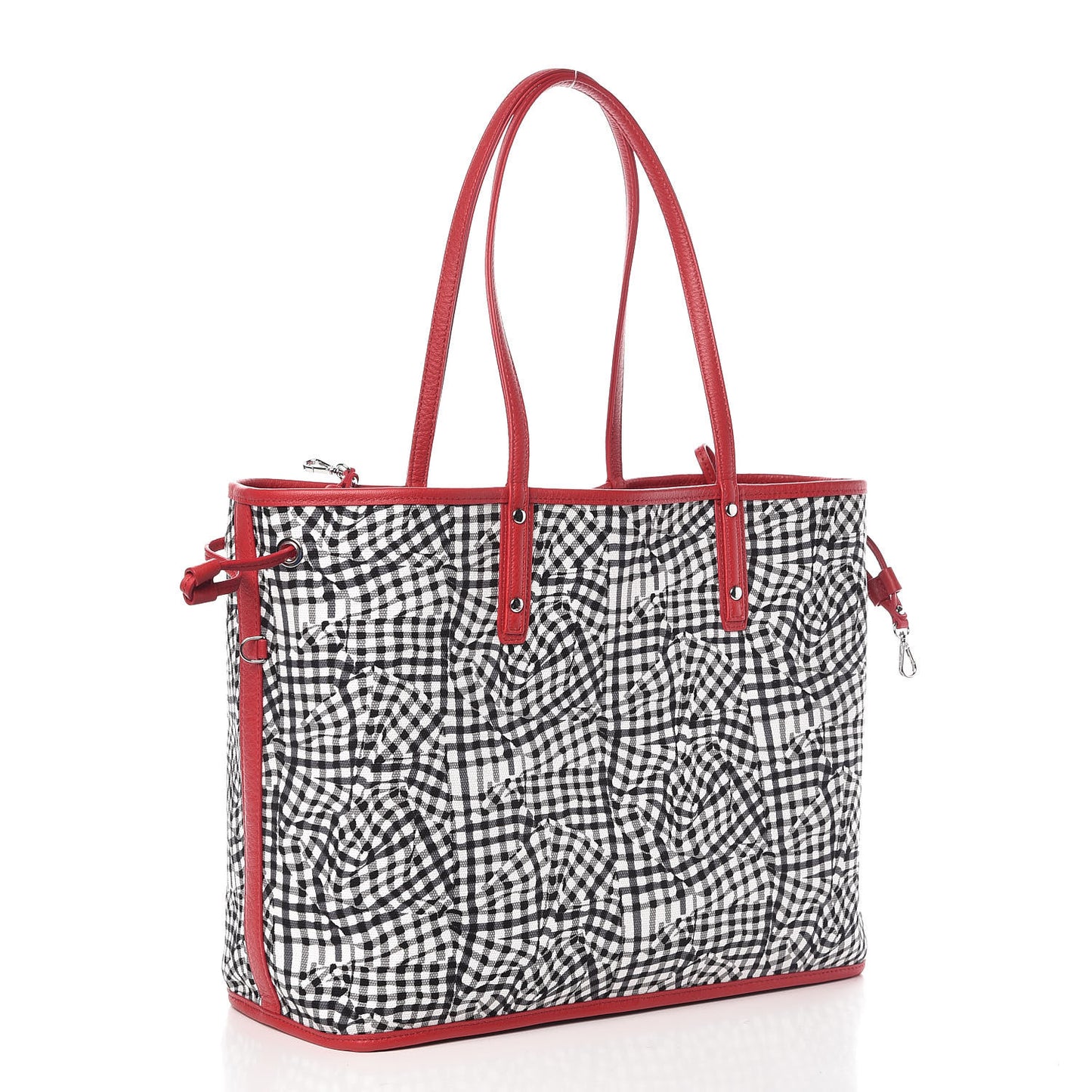 Visetos Medium Reversible Shopper Tote Ruby Red