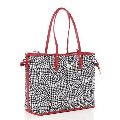 MCM Visetos Medium Reversible Shopper Tote Ruby Red 6 of 17