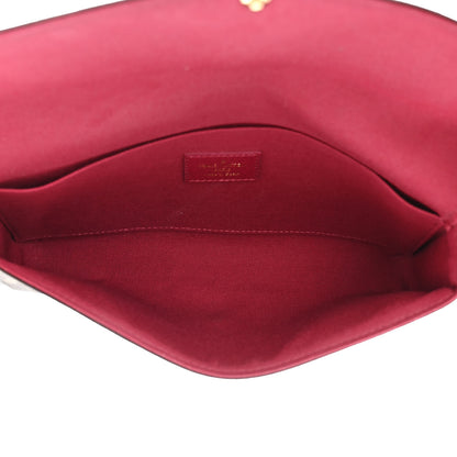 Louis Vuitton Monogram Pochette Felicie Chain Wallet Fuchsia 6 of 13