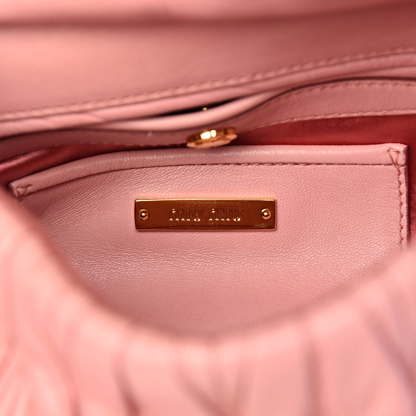 Nappa Matelasse Frame Bag Orchid Pink