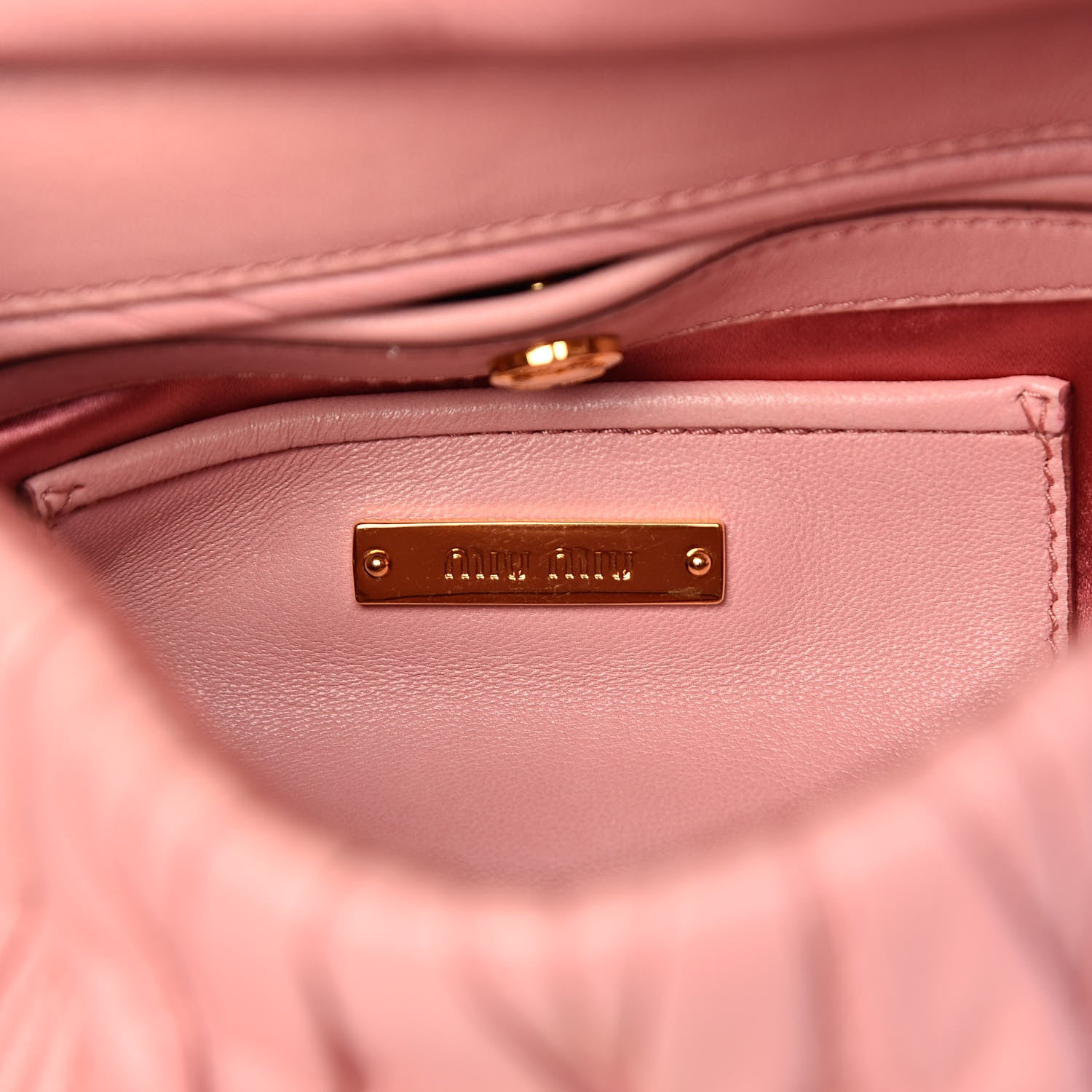 Miu Miu Nappa Matelasse Frame Bag Orchid Pink 6 of 14