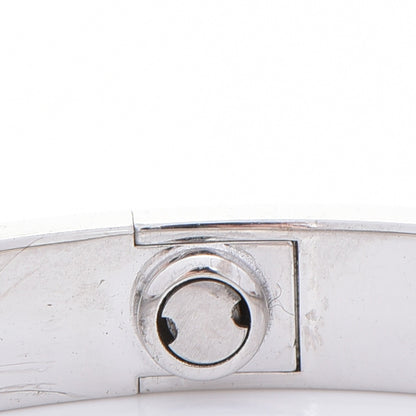 Cartier 18K White Gold LOVE Bracelet 17 7 of 8