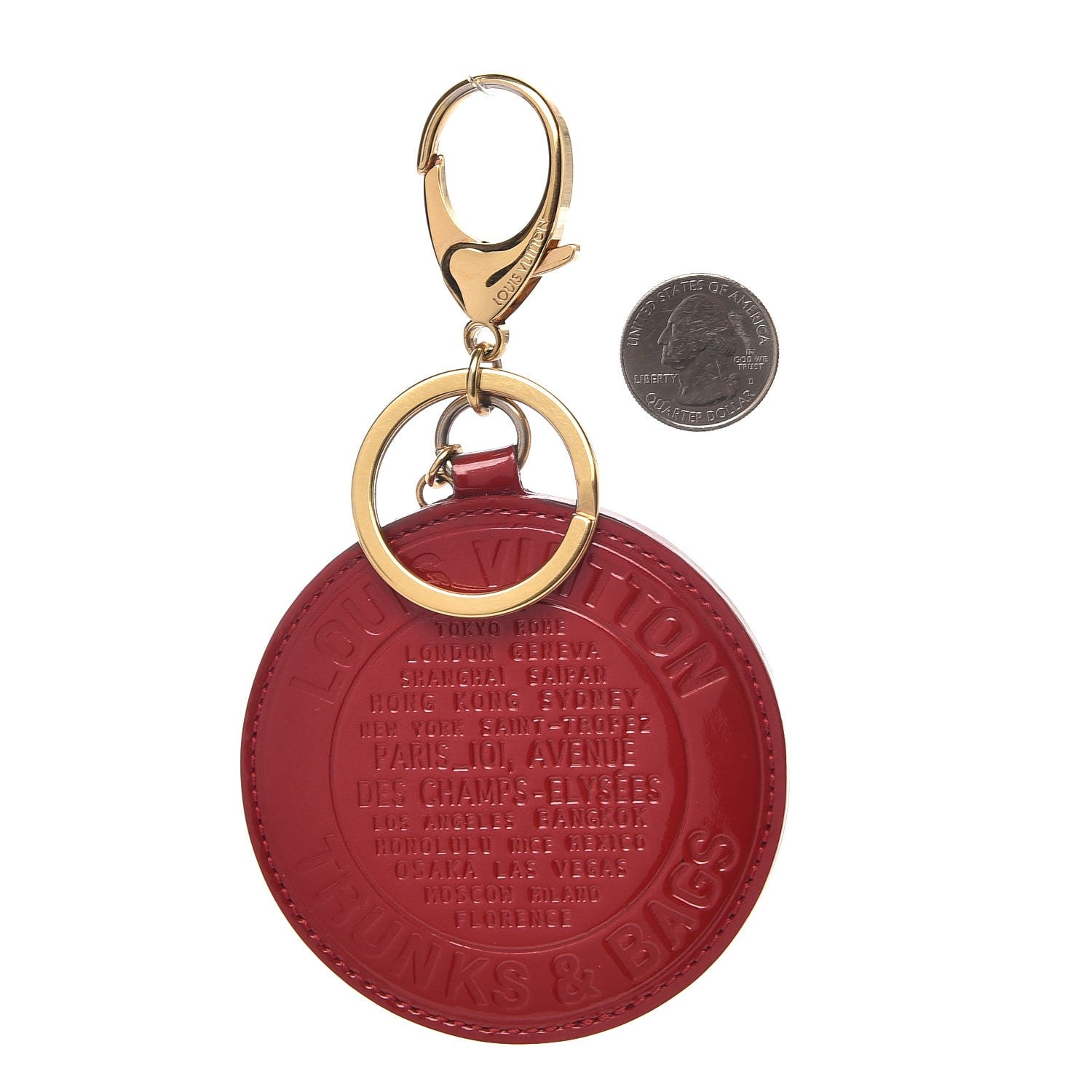 Louis Vuitton Vernis Trunks and Bags Bag Charm Pomme d'Amour 2 of 2