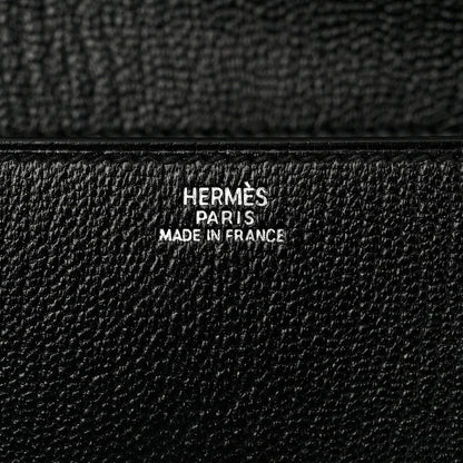 Hermes Chevre Mysore Medor 23 Clutch Black 6 of 9