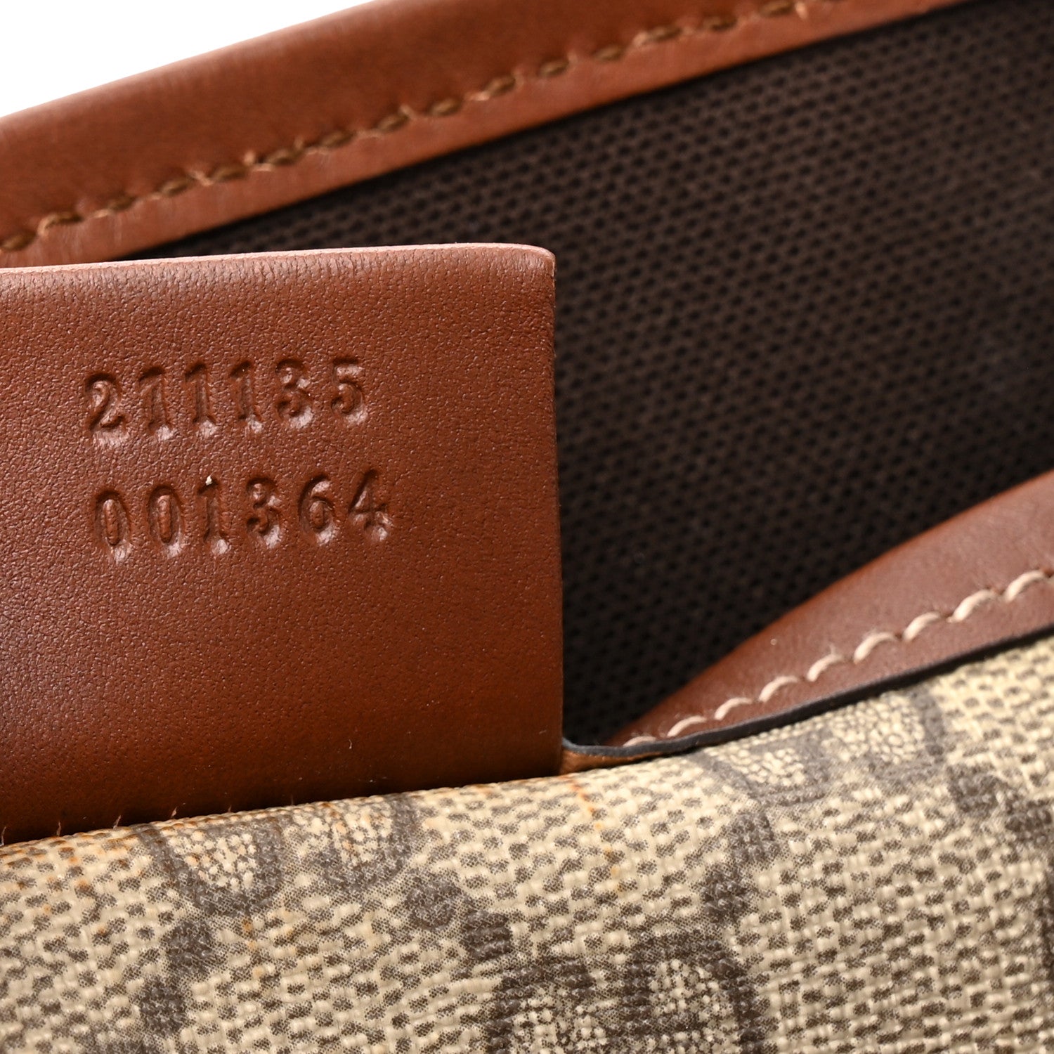 Gucci GG Plus Monogram Small Signature Web Loop Vertical Tote Light Brown 7 of 15