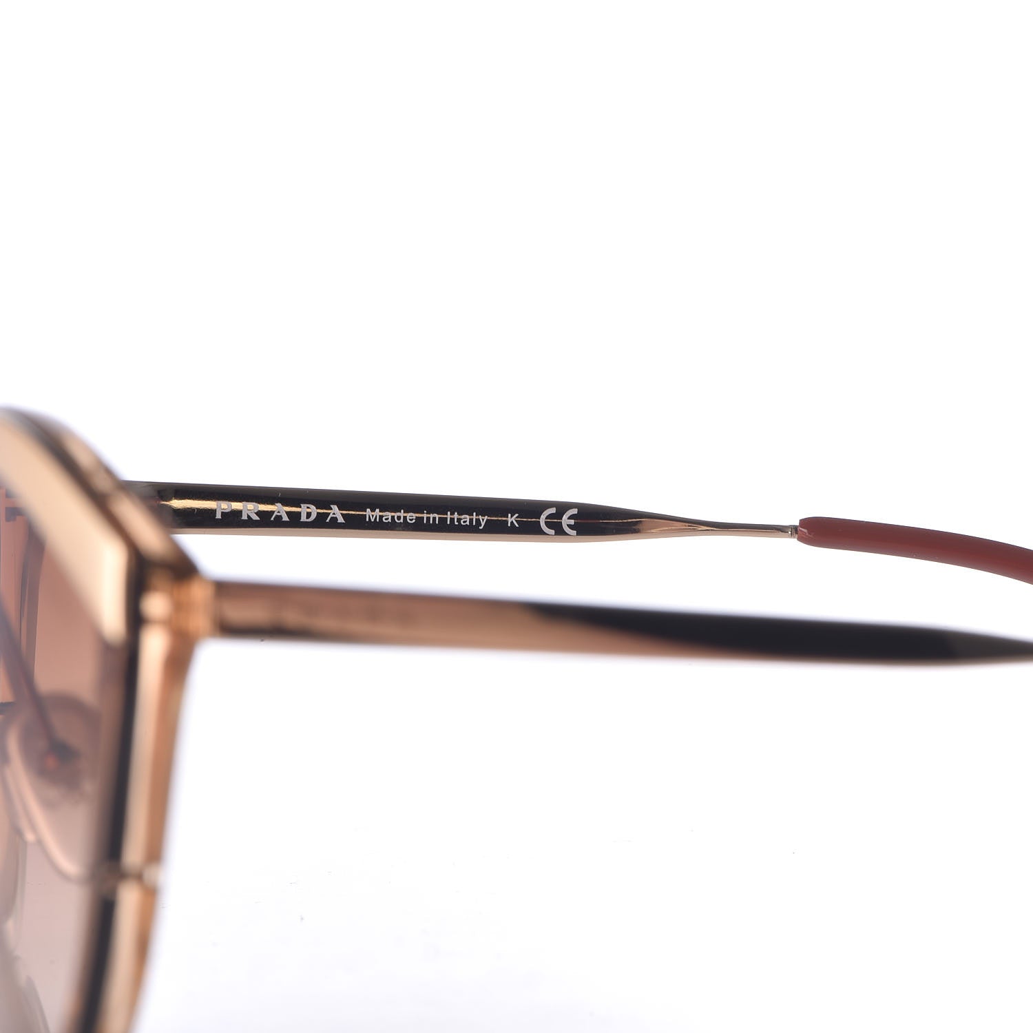 Prada Cinema Sunglasses SPR07U Gold 6 of 7