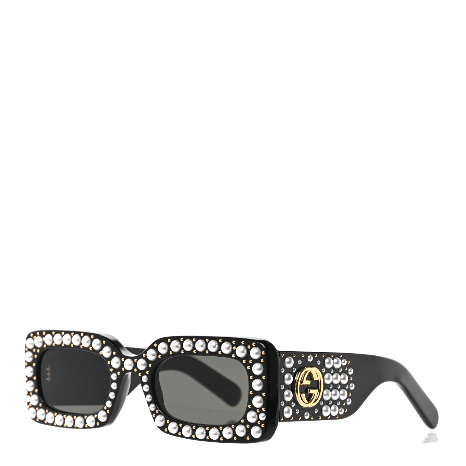 Gucci Pearl Hollywood Forever Sunglasses GG0146S Black 1 of 7