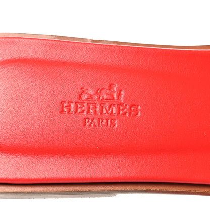 Hermes Suede Goatskin Oran Sandals 40 Violet Parme 8 of 8