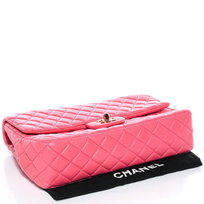 Chanel Lambskin Quilted Valentine Charms Medium Single Flap Pink 4 of 7