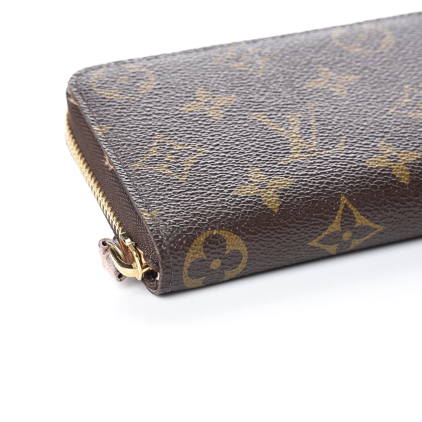Monogram Clemence Wallet Rose Ballerine