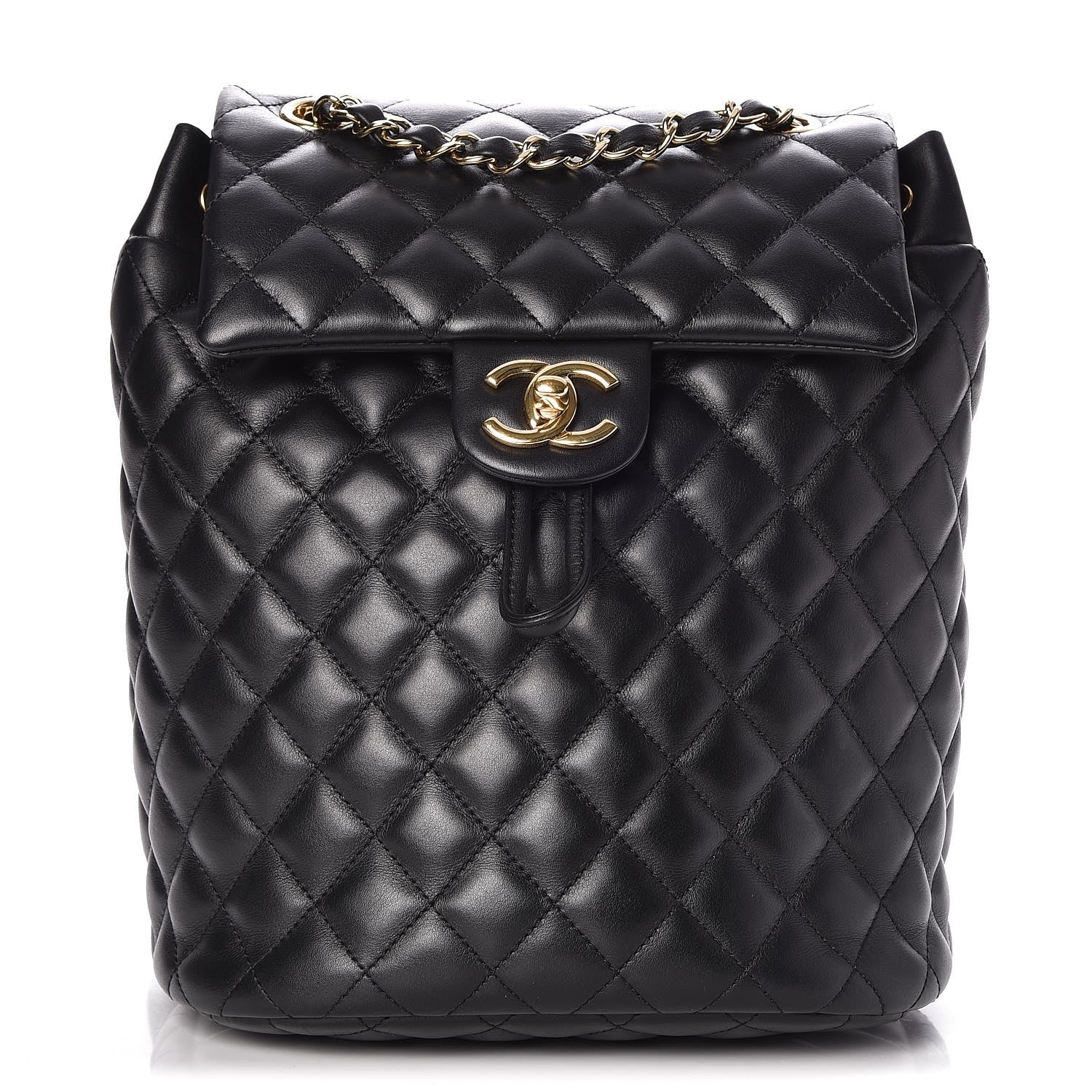 Chanel Lambskin Quilted Small Urban Spirit Backpack Black 1 of 8