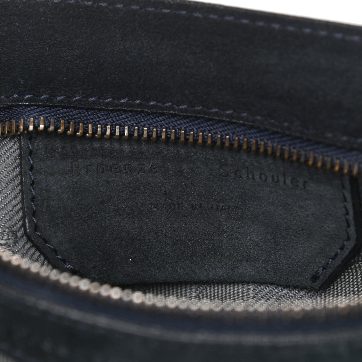 Proenza Schouler Suede Medium PS1 Satchel Navy 10 of 18