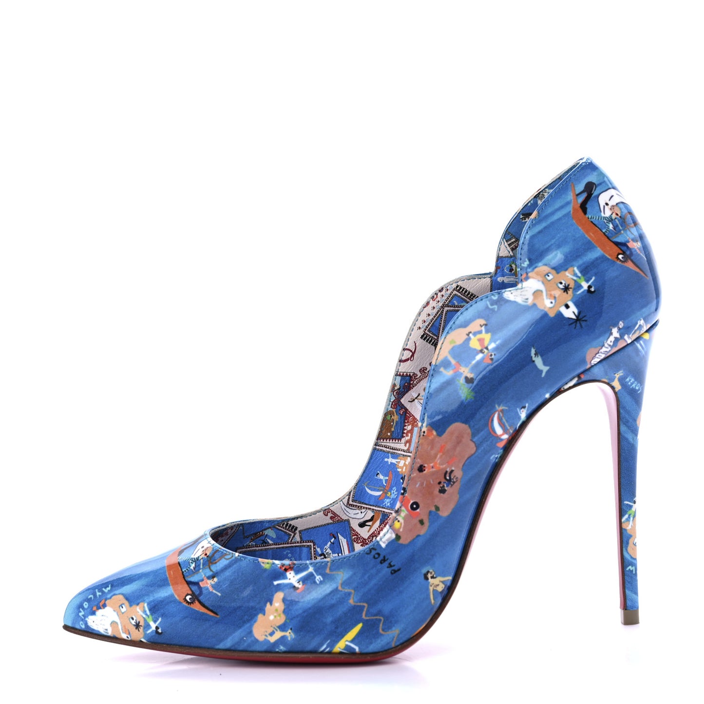 Patent Odissey Hot Chick 100 Pumps 37 Multicolor