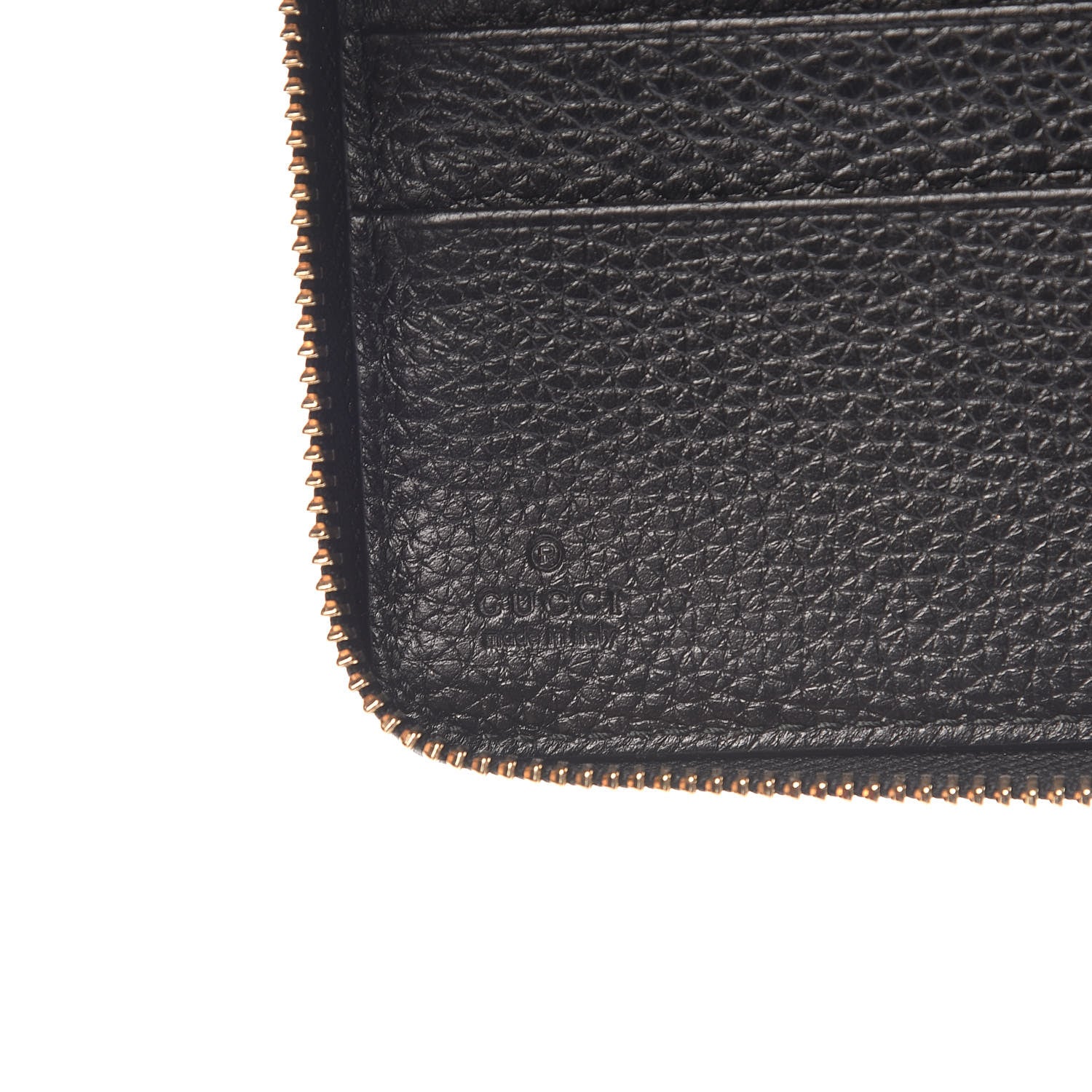 Gucci Calfskin Soho Zip Around Wallet Black 6 of 8