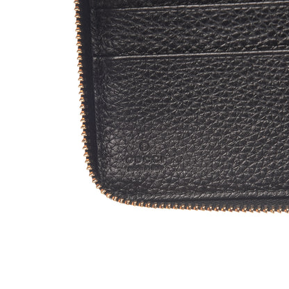 Gucci Calfskin Soho Zip Around Wallet Black 6 of 8