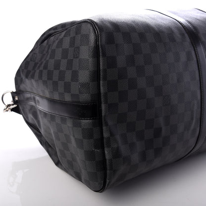 Louis Vuitton Damier Graphite Keepall Bandouliere 55 6 of 12