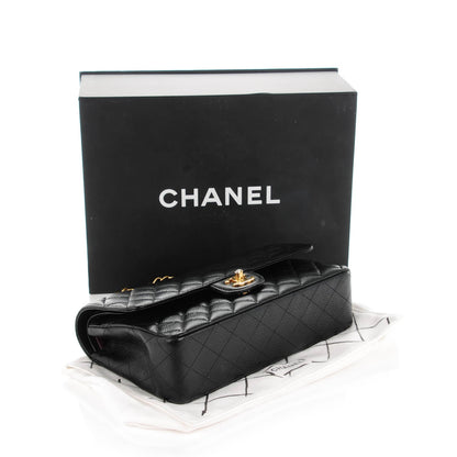 Chanel Caviar Quilted Medium Double Flap Black 4 of 8