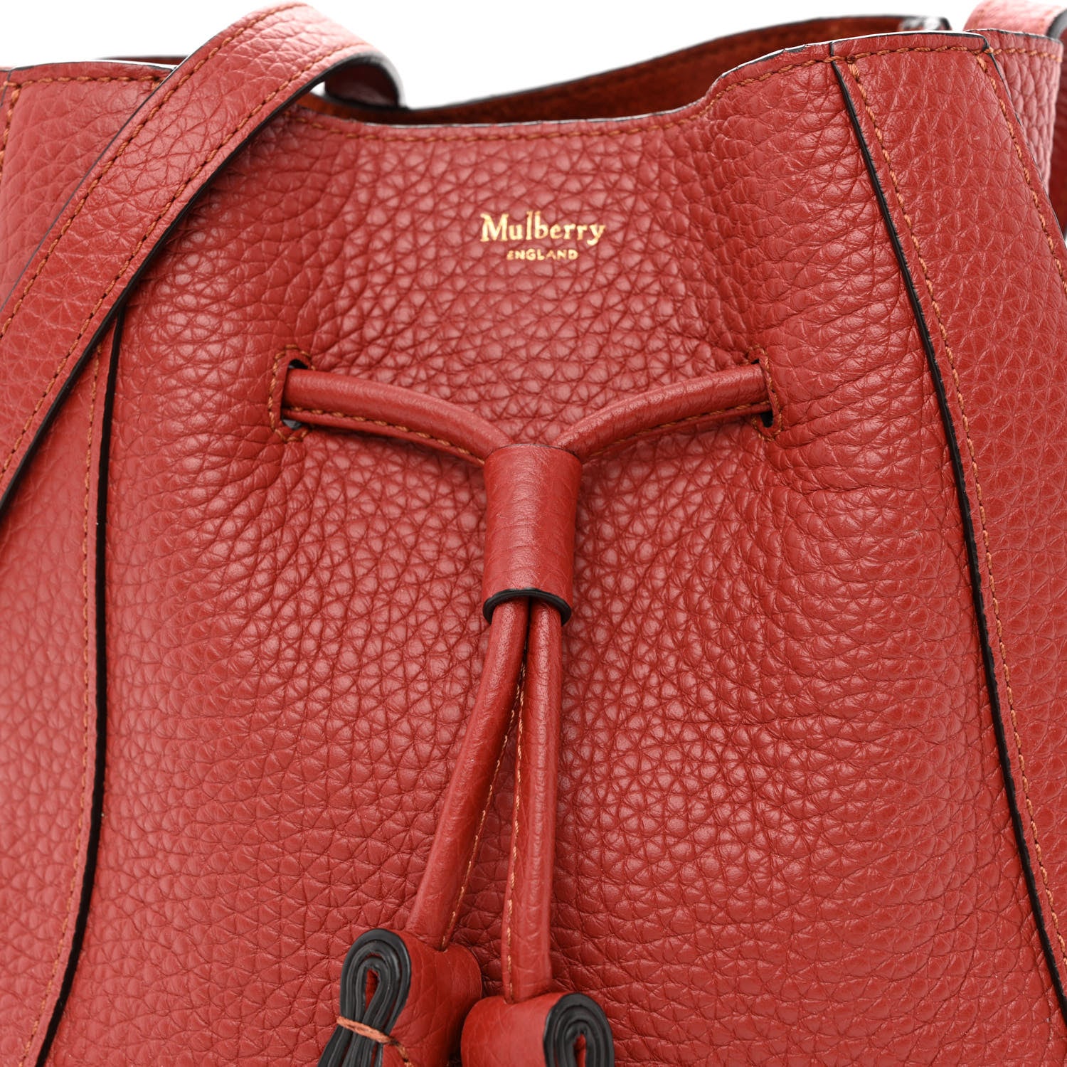 Mulberry Heavy Grain Calfskin Mini Millie Red 7 of 9