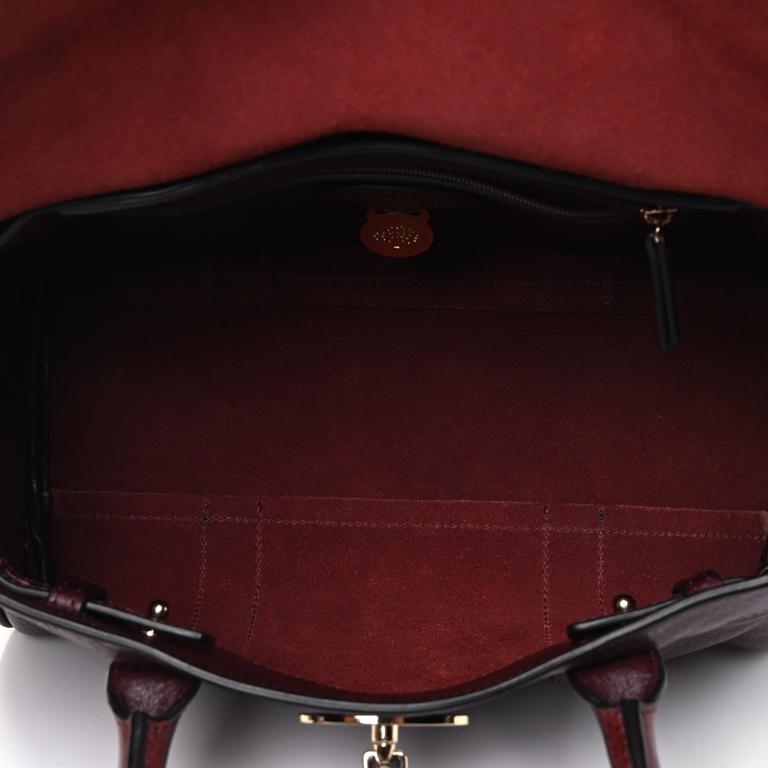Mulberry Soft Grain Calfskin Small Bayswater Oxblood 4 of 4