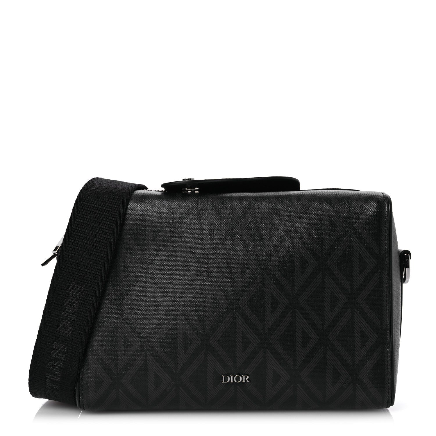 Christian Dior Canvas CD Diamond Lingot 22 Bag Black 1 of 15