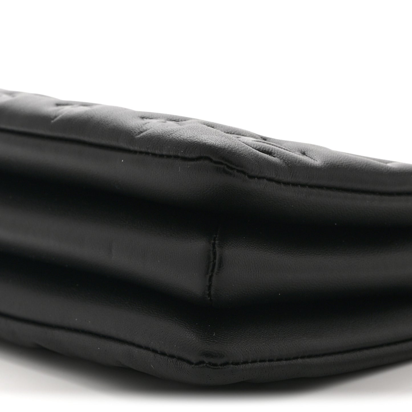 Lambskin Embossed Monogram Coussin BB Black
