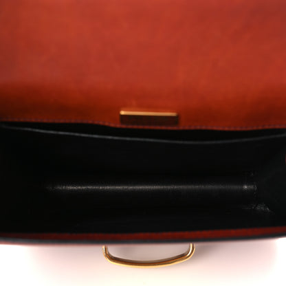Prada City Calf Saffiano Cahier Crossbody Bag Cotto Black 5 of 9